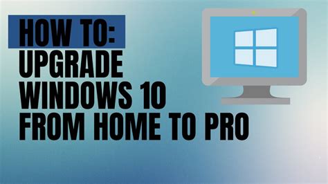 Upgrade Your Windows 10 Home To Pro Youtube