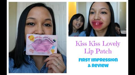 Kiss Kiss Lovely Lip Patch First Impression And Review Youtube