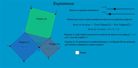 Teorema De Pitágoras Geogebra