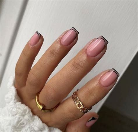 20 Square French Nail Designs To Elevate Your Manicure Game
