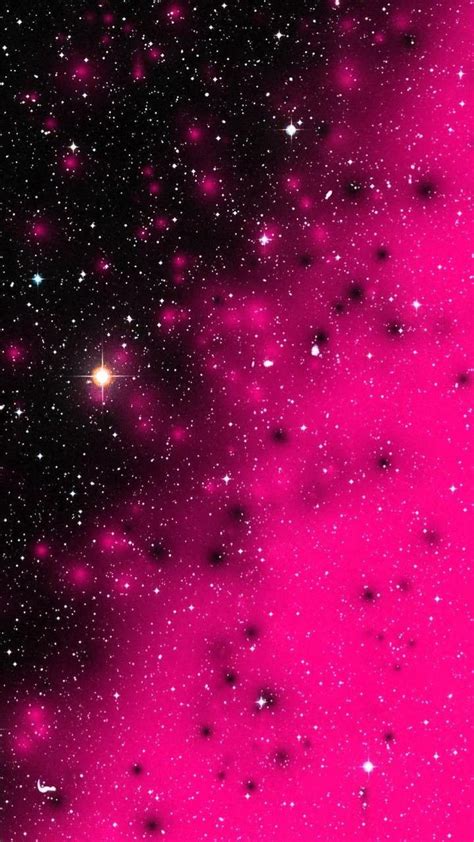 Black And Pink Sparkley Pink And Black Wallpaper Galaxy Wallpaper