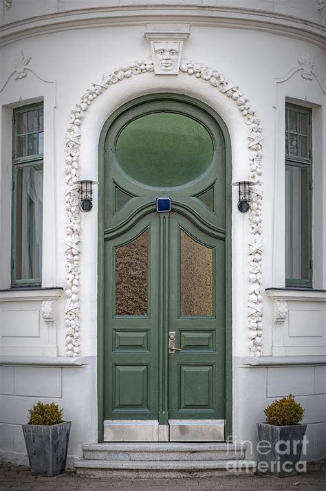 Ornate Green Doorway Photograph By Antony Mcaulay