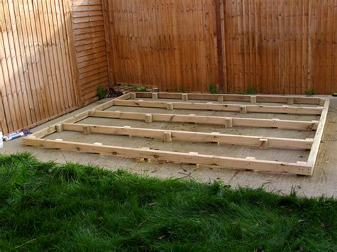 Lay A Shed Base With Paving Slabs ~ Barn Shed Designs Free