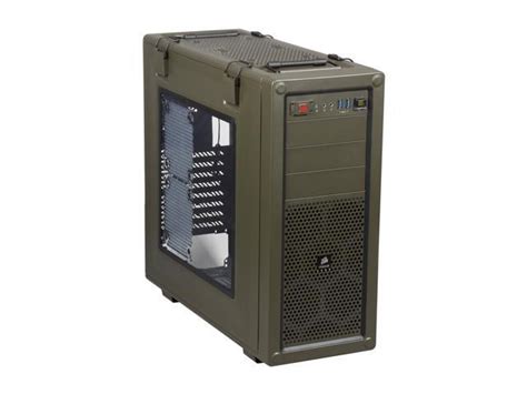 This computer only comes with: Corsair Vengeance Series C70 Military Green Steel ATX Mid ...