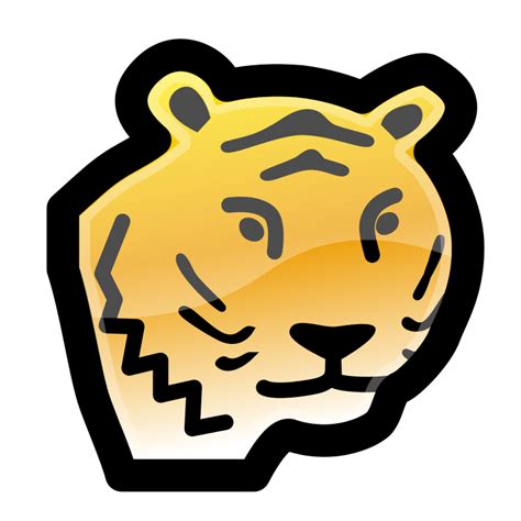 Tiger vectors and psd free download. File:Tiger Icon.svg - Wikimedia Commons