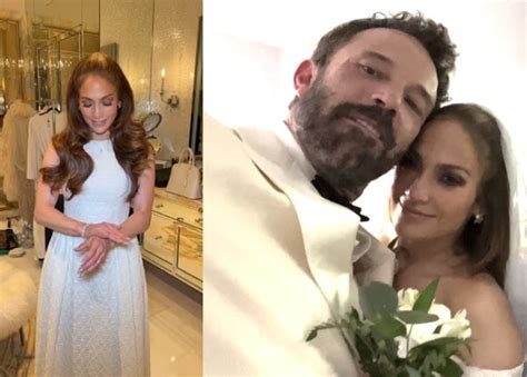 Jennifer Lopez Shares The First Pictures From Her Wedding To Ben Affleck
