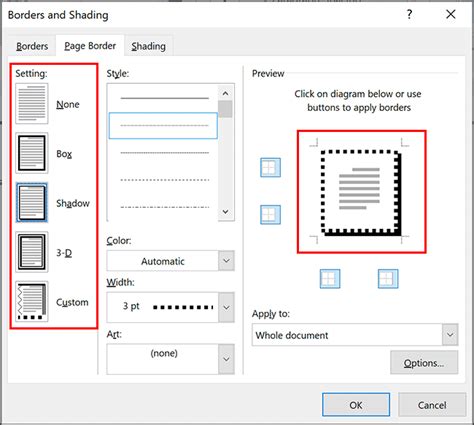 How To Create A Page Border In Microsoft Word