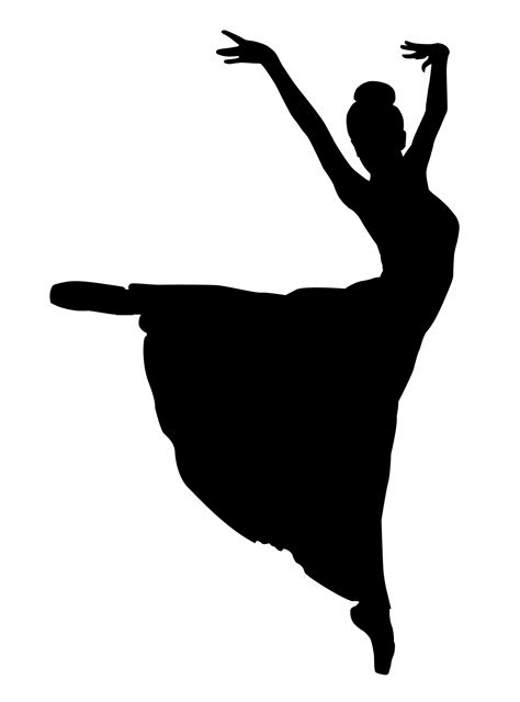 Ballet Dancer Silhouette Clipart Free Stock Photo Public Domain Pictures