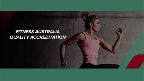 Fitness Australia Quality Accreditation Youtube