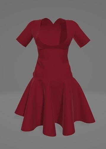 3d Model Woman Clothing 594 Vr Ar Low Poly Cgtrader