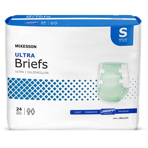 Mckesson Super Incontinence Briefs Moderate Absorbency Unisex Adult