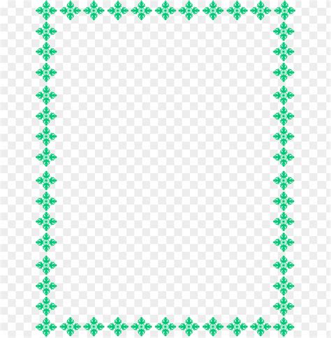 Teal Border Frame Png Free Png Images Id 7356 Toppng
