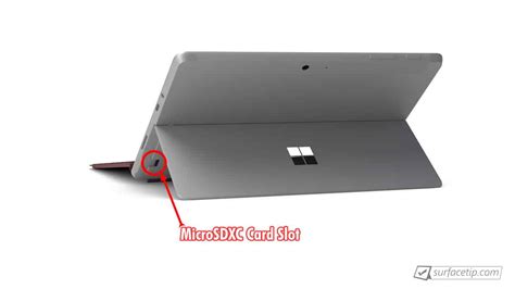Does Surface Go Have An Sd Card Slot Surfacetip