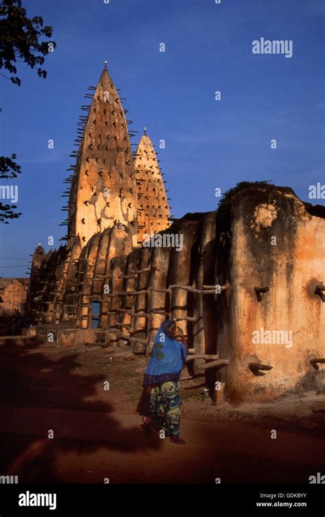 The Grand Mosque Of Bobo Dioulasso Was Built In 1880 Burkina Faso