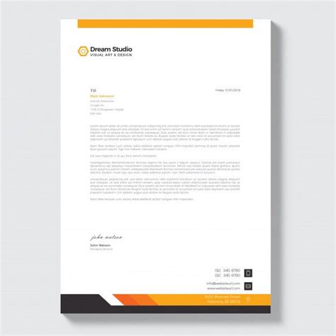 We can all get a bit carried away when as well as your logo, website and contact details you may think this is a lot to include on your. Letterhead | Company letterhead template, Company ...