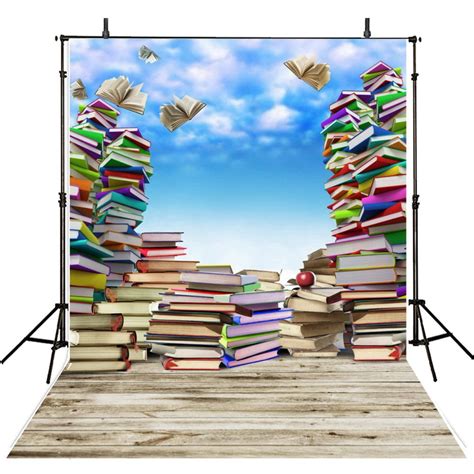 Mohome Polyster 5x7ft Books Photography Backdrops For Kids Photo