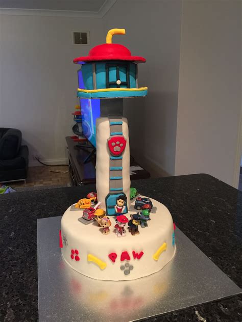 My Very First Paw Patrol Fondant Cake Cake Fondant Cake Desserts