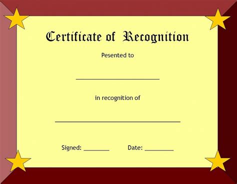 Each award certificate has a nice border around it and you can fill in the important information such as the name of the person who took the class, the date of the class, and finally a teacher can sign off on the certificate. pdfs-appreciation-certificate-printable