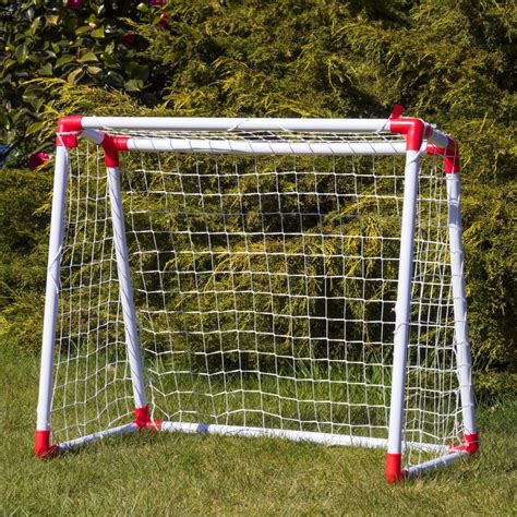 JM Blue Yellow Football Mini Goal Posts For Indoor Outdoor Size