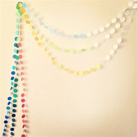 Items Similar To Ft Ombre Circle Paper Garland Perfect For Weddings