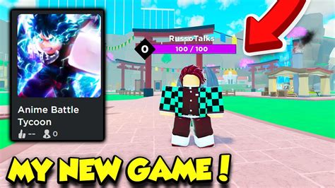 Showing Exclusive Secrets In My New Roblox Game Anime Battle Tycoon