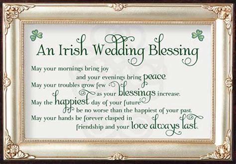 Irish Wedding Blessing May Your Days 23 Wedding Ideas You Have Never