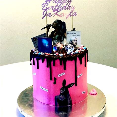 Ariana grande seemed to float right into the 2020 grammy awards in her dreamy and extravagant ensemble. Ariana Grande themed Birthday Cake. Happy Birthday Jakayla ...