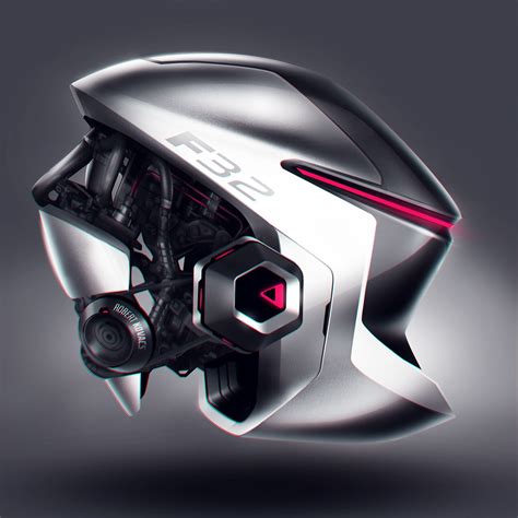 Helmetchallenge On Behance Futuristic Helmet Car Design Sketch