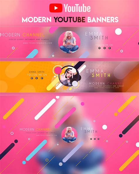 Modern Youtube Banners Youtube Banner Design Youtube Banners