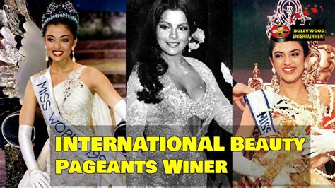 14 Indian Beauties Who Won International Beauty Pageants Youtube