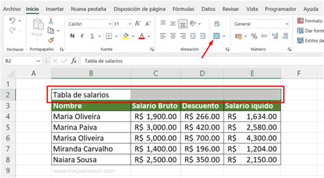 Como Combinar Celdas En Excel Aprenda Paso A Paso Ninja Del Excel