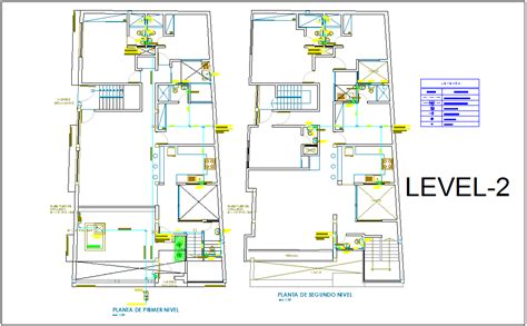 Level Two First And Second Floor Plan Of Sanitary View With Its Legend