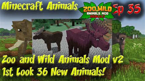 Maybe you would like to learn more about one of these? ZAWA Mod v2 1st Look 36 New Animals Minecraft Animals Ep35 ...