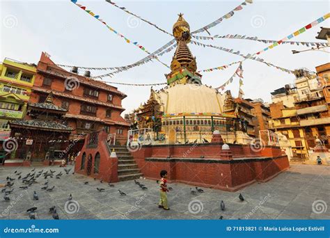 Kathesimbhu Stupa In Kathmandu Nepal Editorial Photo Image Of