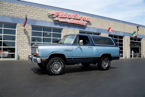 1985 Dodge Ramcharger Fast Lane Classic Cars