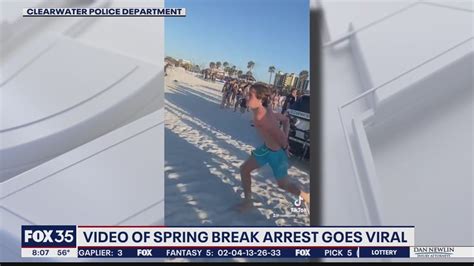 Video Shows Handcuffed Spring Breaker Running From Florida Police