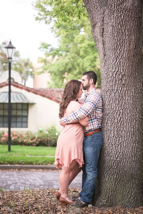 Engagement Session Photography At Rollins College And Dinky Dock On The