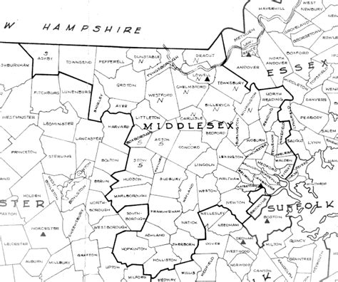 Old Maps Of Middlesex County Ma