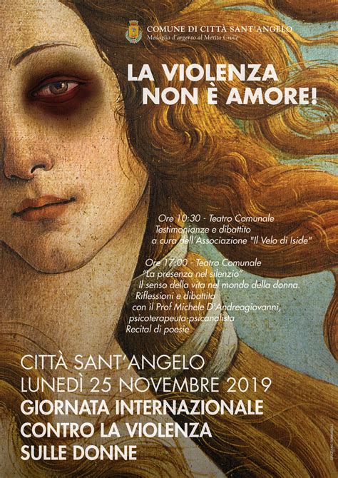 Giornata Internazionale contro la violenza sulle Donne Visit Città Sant Angelo