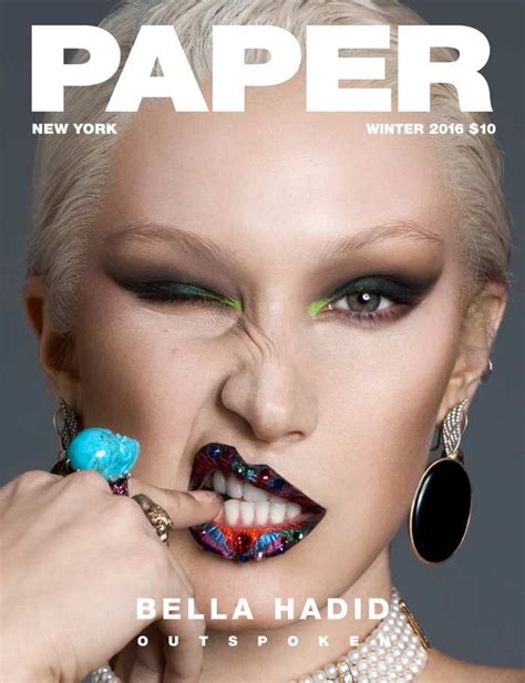 Bella Hadid Goes Topless For Paper Magazine Photos