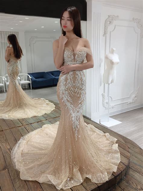 Https://tommynaija.com/wedding/sparkly Wedding Dress Mermaid