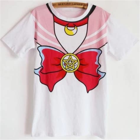 New Hot Sailor Moon Harajuku T Shirt 2018 Women Cosplay Costume Topeav