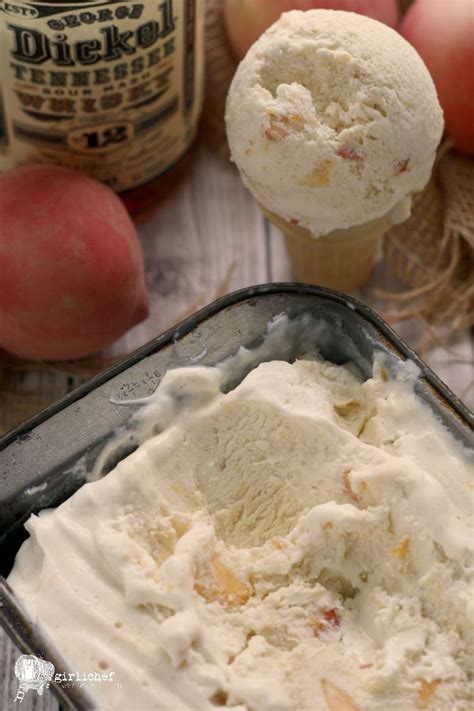 Fresh Peach And Whiskey Ice Cream All Roads Lead To The Kitchen