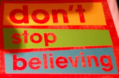 Don't stop believin' hold on streetlight people. RetroUrbanRainbow: Don't Stop Believing: Glee Glitter