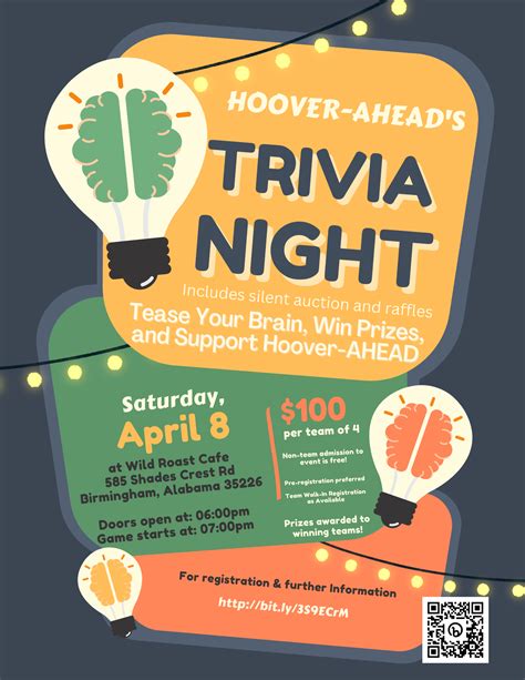 Trivia Night Fundraiser Hoover Ahead