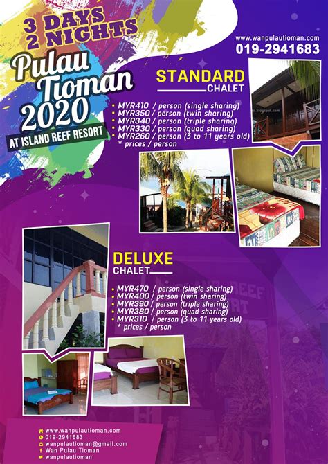 Paket 2 hari 1 malam. Pakej Pulau Tioman 2020 3 Hari 2 Malam - Island Reef ...