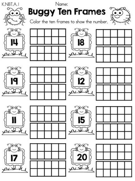 18 Best Images of Ten Frame Math Worksheets - Kindergarten Ten Frame