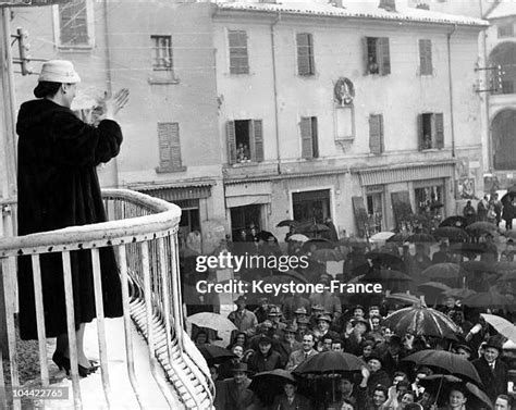 The Italian Opera Singer Renata Tebaldi At The Balcony Of The House