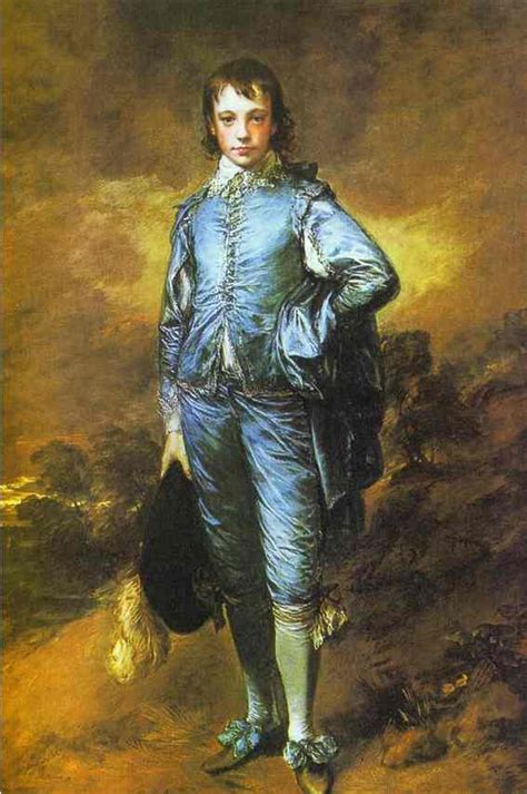 Oil Paintingthe Blue Boy Exhibited Ra 1770