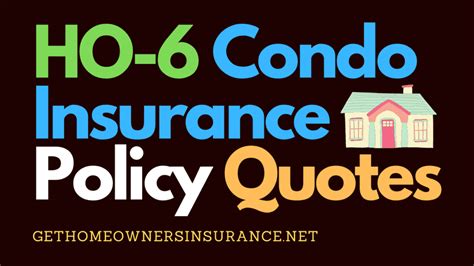 Ho 6 Condo Insurance Policy Quotes The Truth Is Here